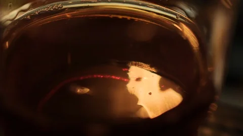 Ice Cubes Falling into a Cocktail Stock Footage 95191779