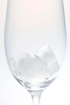Ice Cubes in Glass Stock Photos