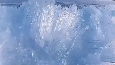 Ice cubes, ice shards. Stock Footage 232869266