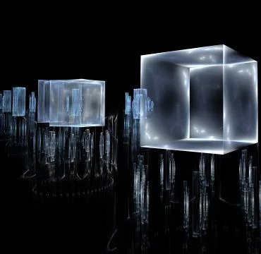 Ice cubes Stock-Illustration