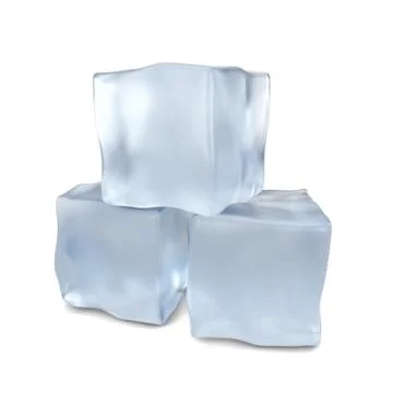Ice cubes Stock Illustration
