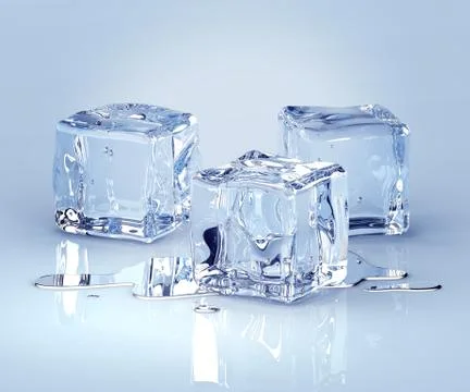 Ice cubes Stockillustratie