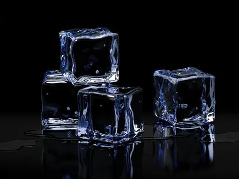 Ice cubes Stockillustratie
