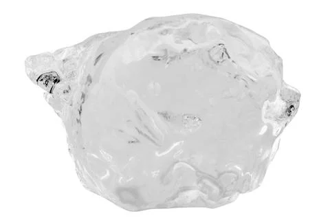 Ice cubes isolated on white background Foto stock