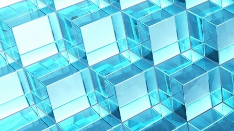 Ice Cubes Loop Background Video stock 96603406