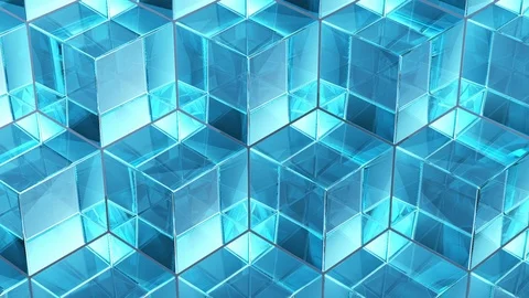 Ice Cubes Loop Background Video stock 96604989