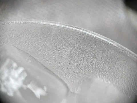 Ice cubes in macro view Stock Photos