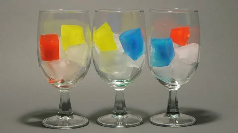 Ice Cubes Melting Stock Footage 64800499