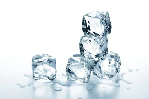 Ice cubes Stock Photos