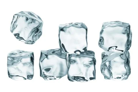 Ice cubes Stock Photos