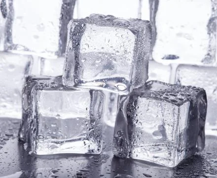 Ice cubes Stock Photos