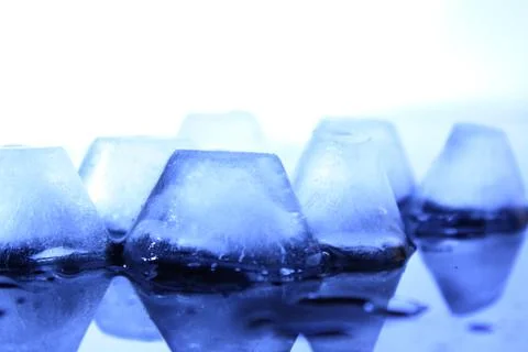 Ice cubes Stock Photos
