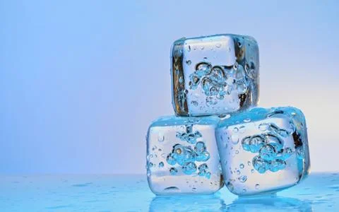 Ice cubes Stock Photos