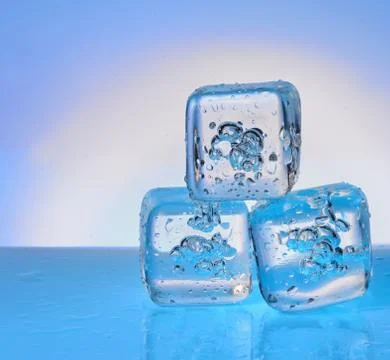 Ice cubes Stock Photos