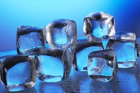 Ice cubes Stock Photos