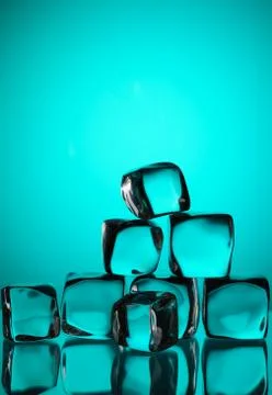 Ice cubes Stock Photos