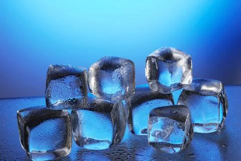 Ice cubes Stock Photos