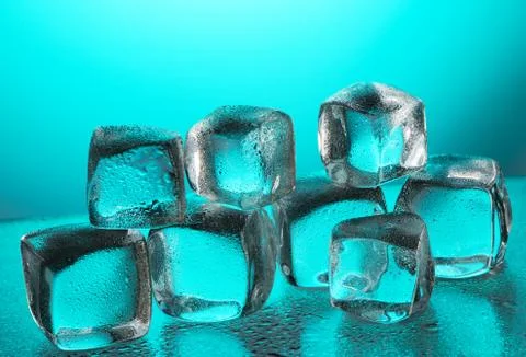 Ice cubes Stock Photos