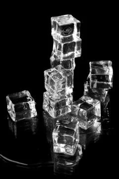 Ice cubes Stock Photos