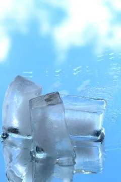 Ice cubes Stock Photos