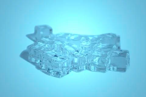 Ice cubes 스톡 사진