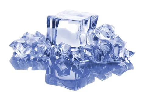 Ice cubes Stock Photos