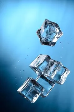 Ice cubes Stock Photos
