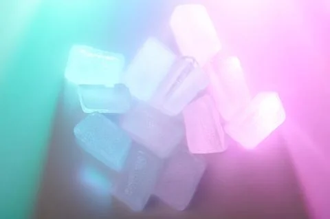 Ice cubes stack 写真素材