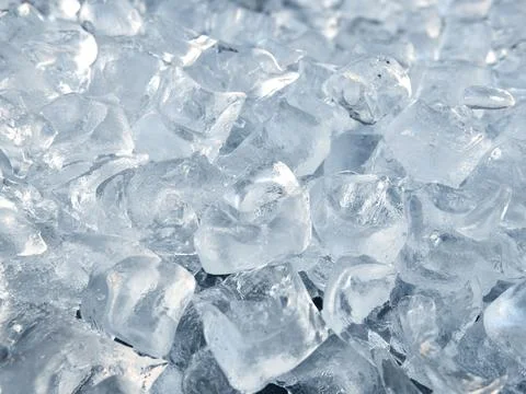 Ice cubes texture background Stock Photos