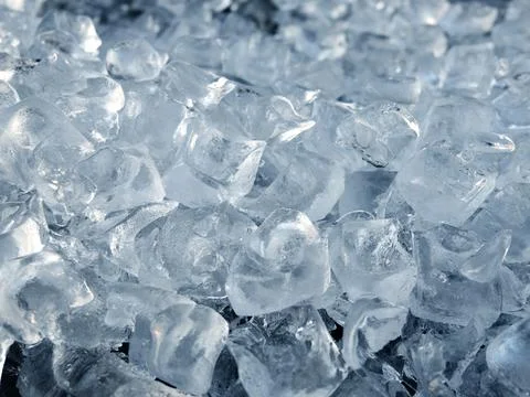 Ice cubes texture background Foto stock