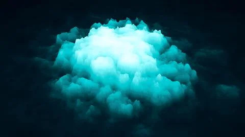 Ice in dark cold water. 3d iceberg abstract background. 3d Glacier in water. Stock-Illustration