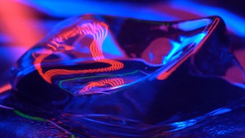 Ice with deep black shadows Stock Footage 106820663