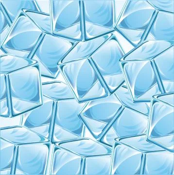 Ice design over blue background, vector illustration Stock Illustration