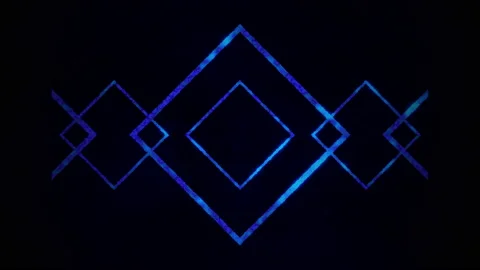 Ice Dimond Pattern (Blue) Stock Footage 151206240