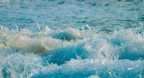Ice drift on the Amur river 5 Stock Footage 108368733