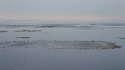 Ice drift time lapse Stock Footage 119482639