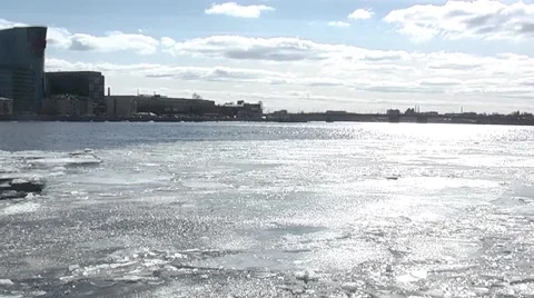 Ice drifts Vídeos de archivo 52596883