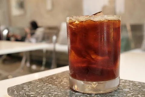 Ice drip coffee in cafe Stock Photos
