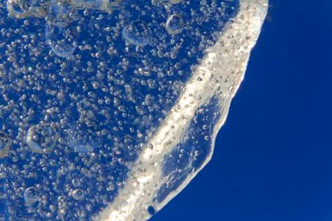 Ice edge structure Stock Photos