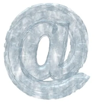 Ice email Stock Illustration