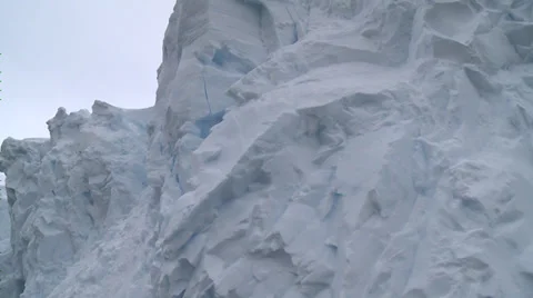 Ice face from below, Antarctica Stock Footage 34313555