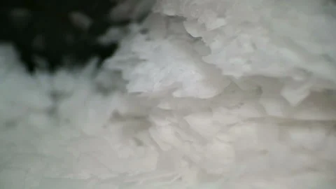 Ice fall into container 스톡 동영상 93131987