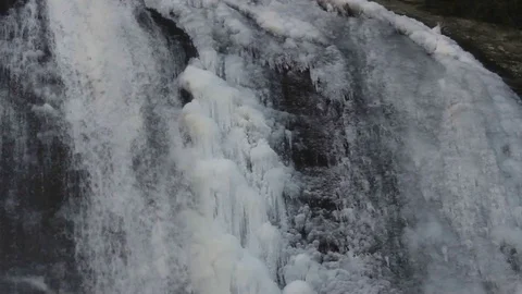 Ice falls Stock Footage 84156895