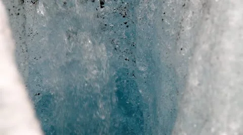 Ice Falls in Iceland Stock Footage 12423876
