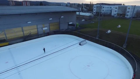 Ice-Field drone view Video stock 73187975