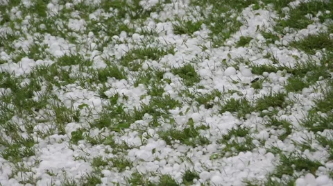 Ice on field during storm Stock Footage 51140362