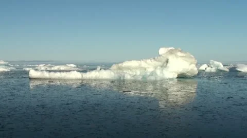 Ice field Stock Footage