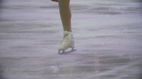 Ice figure skating slomotion Stock Footage 59151925