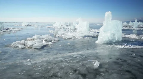 Ice figures Video stock 36727529
