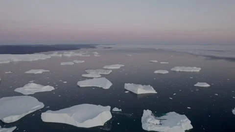 Ice fiord Stock Footage 293344574